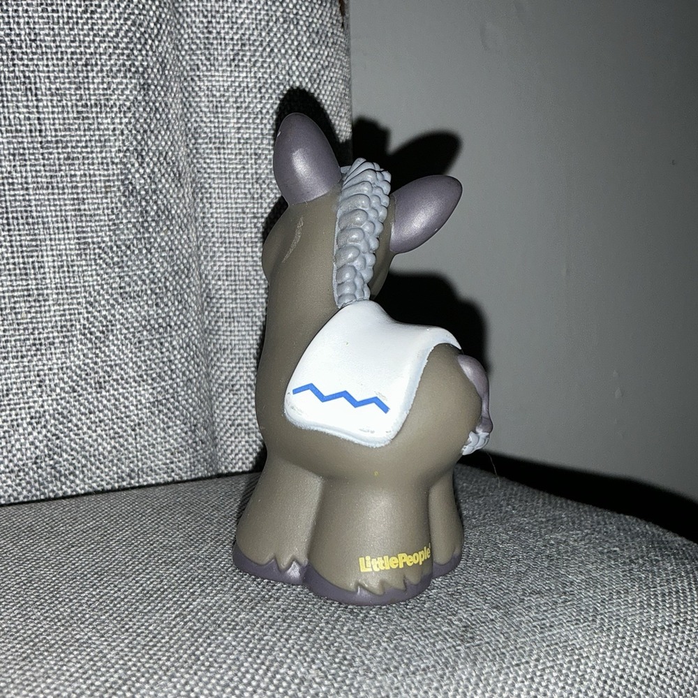 Vtg 2001 FISHER PRICE LITTLE PEOPLE Christmas Nativity DONKEY Replacement Part - Picture 2 of 2